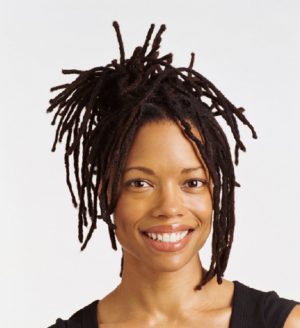 Portrait of a Woman With Long Dreadlocks