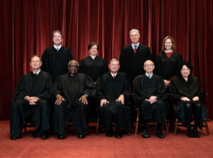 Supreme Court Justices Pose For Formal Group Photo