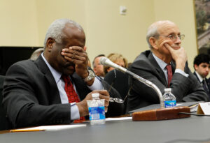 Justices Thomas And Breyer Testify On US Supreme Court FY2011 Budget